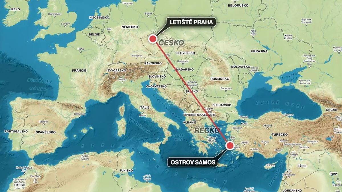 Policie obvinila muže kvůli letu z Řecka do Prahy s nefunkčním motorem